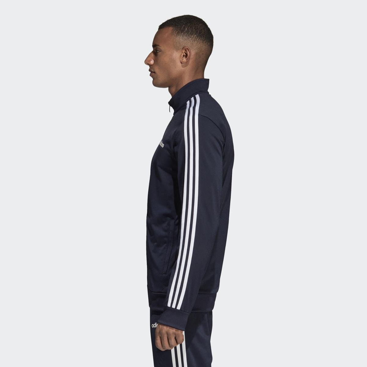 jaqueta adidas essentials 3 stripes