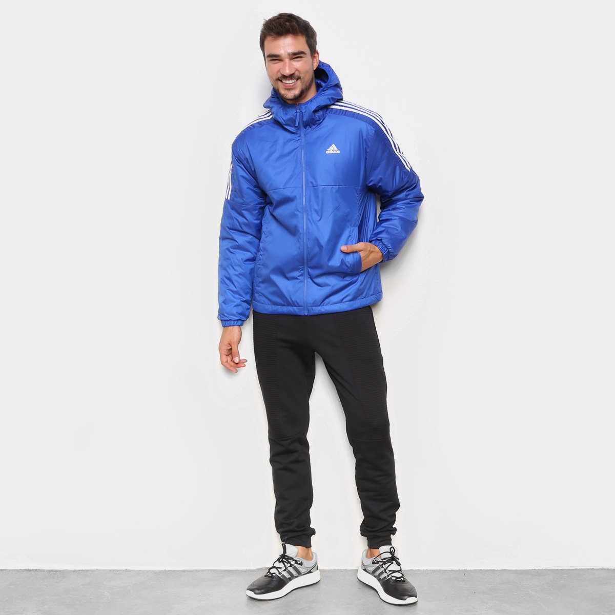 jaqueta adidas essentials insulated hooded feminina