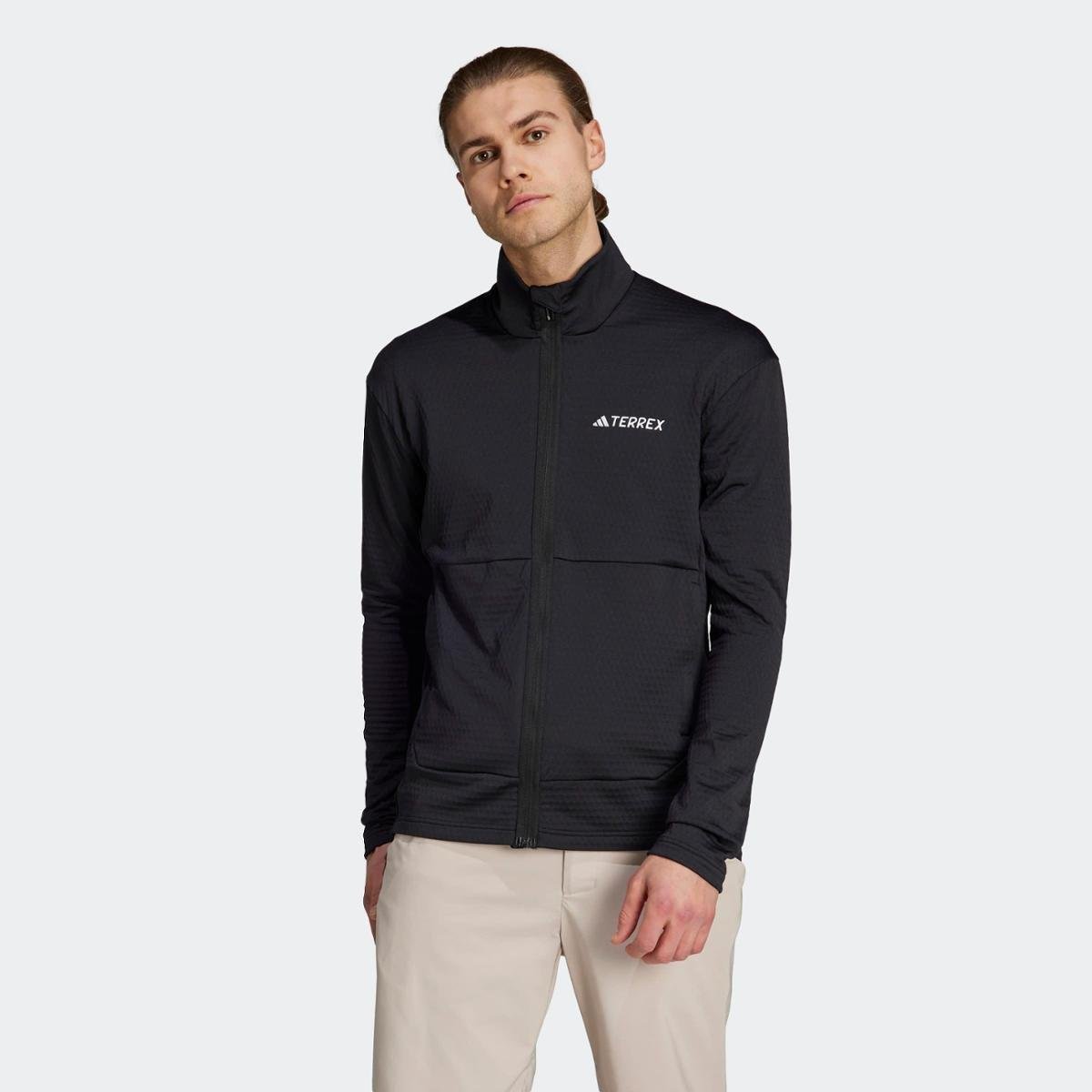 Jaqueta Adidas Fecho Zíper Terrex Multi Light Fleece Masculina Menor preço em Jaqueta Adidas Fecho Zíper Terrex Multi Light Fleece Masculina