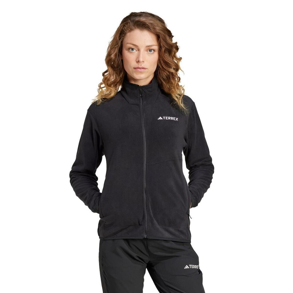Jaqueta Adidas Fleece Zíper Terrex Multi Feminina