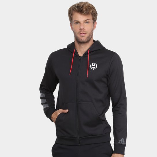 Jaqueta Adidas Harden Fleece Fz Masculina - Preto é ruim? Jaqueta Adidas Harden Fleece Fz Masculina - Preto é boa?