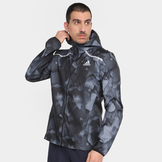 Jaqueta Adidas Marathon Fast Masculina - Preto+Cinza é ruim? Jaqueta Adidas Marathon Fast Masculina - Preto+Cinza é boa?