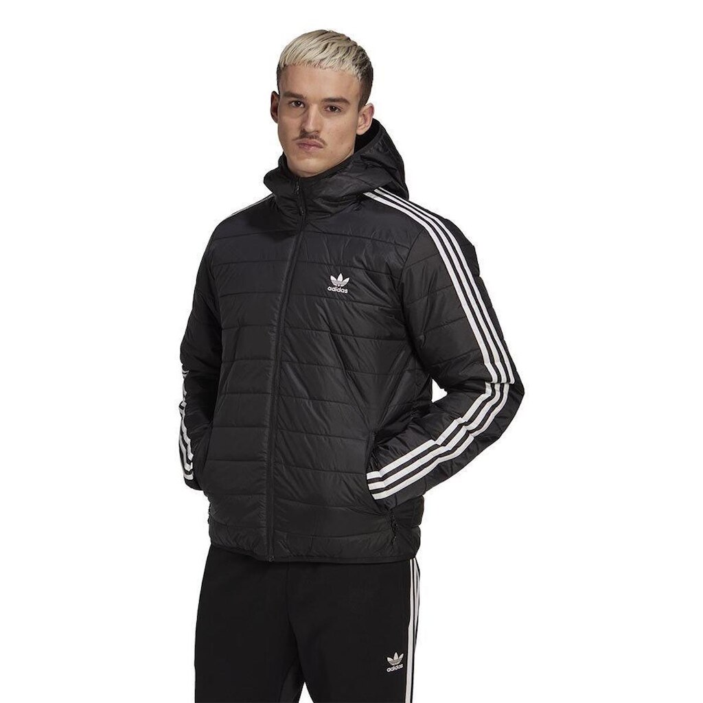 Jaqueta Adidas Padded Hoddie Puff Preta