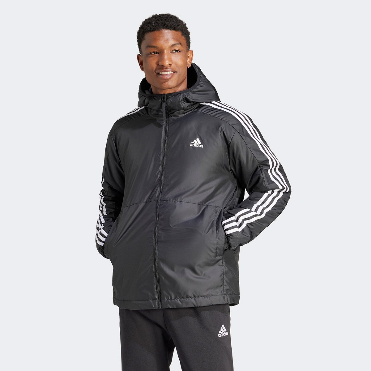 Jaqueta Adidas Pesada 3 Stripes Masculina Menor preço em Jaqueta Adidas Pesada 3 Stripes Masculina
