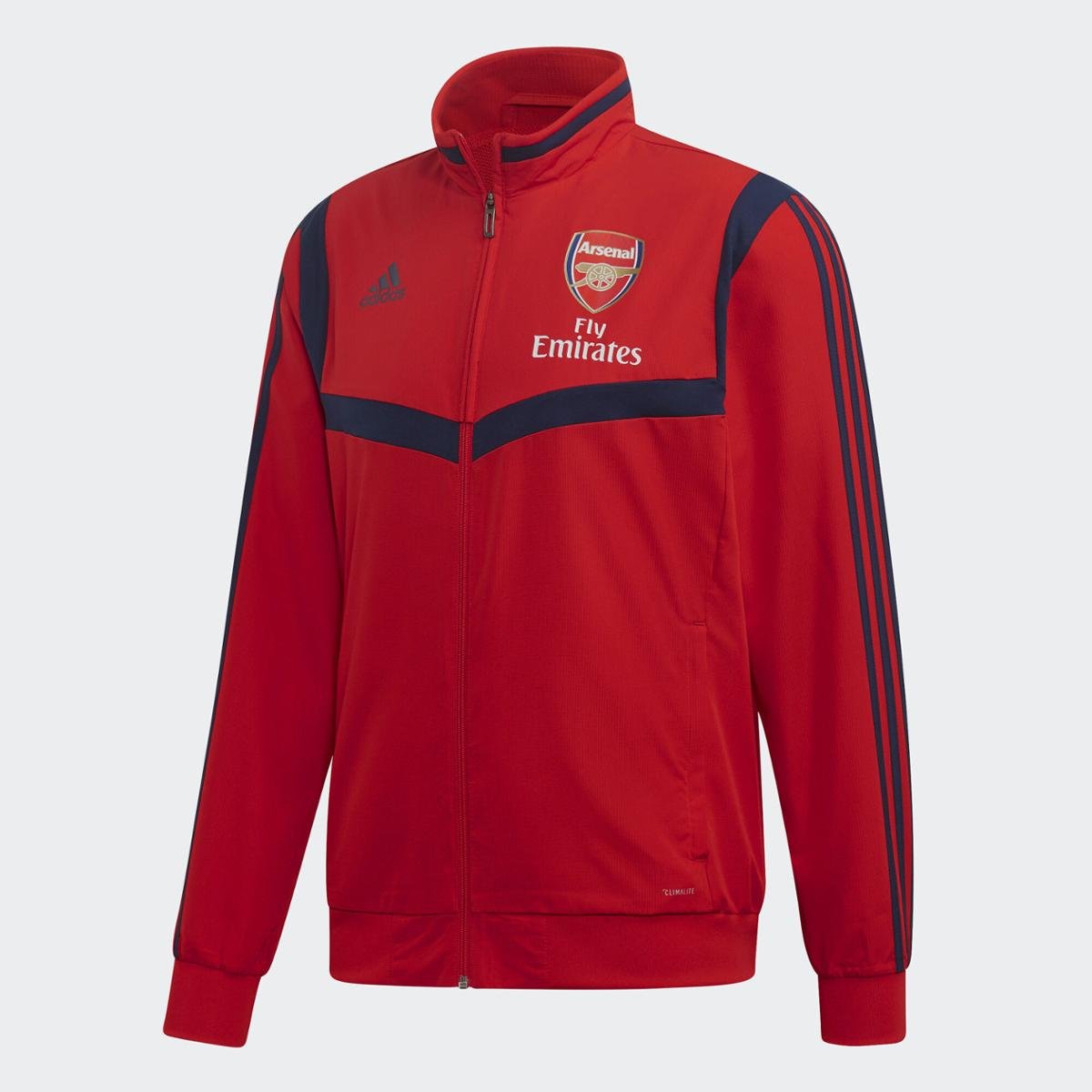 Jaqueta Adidas PréJogo Arsenal Masculina - Vermelho | Netshoes