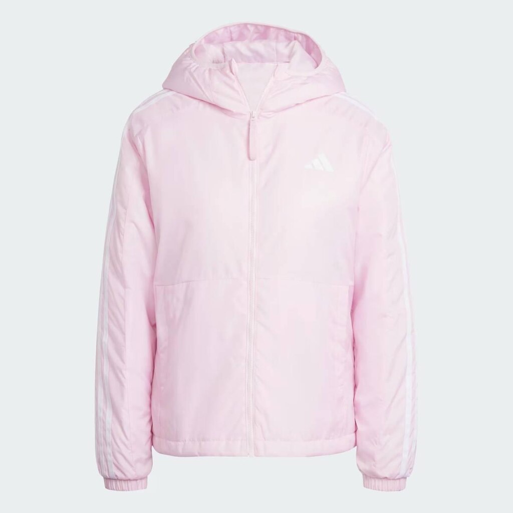 JAQUETA ADIDAS PUFFER FEMININA PRETO E BRANCO PP