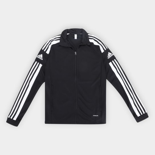 Jaqueta Adidas Squadra 21 Treino Masculina - Preto+Branco Menor preço em Jaqueta Adidas Squadra 21 Treino Masculina - Preto+Branco