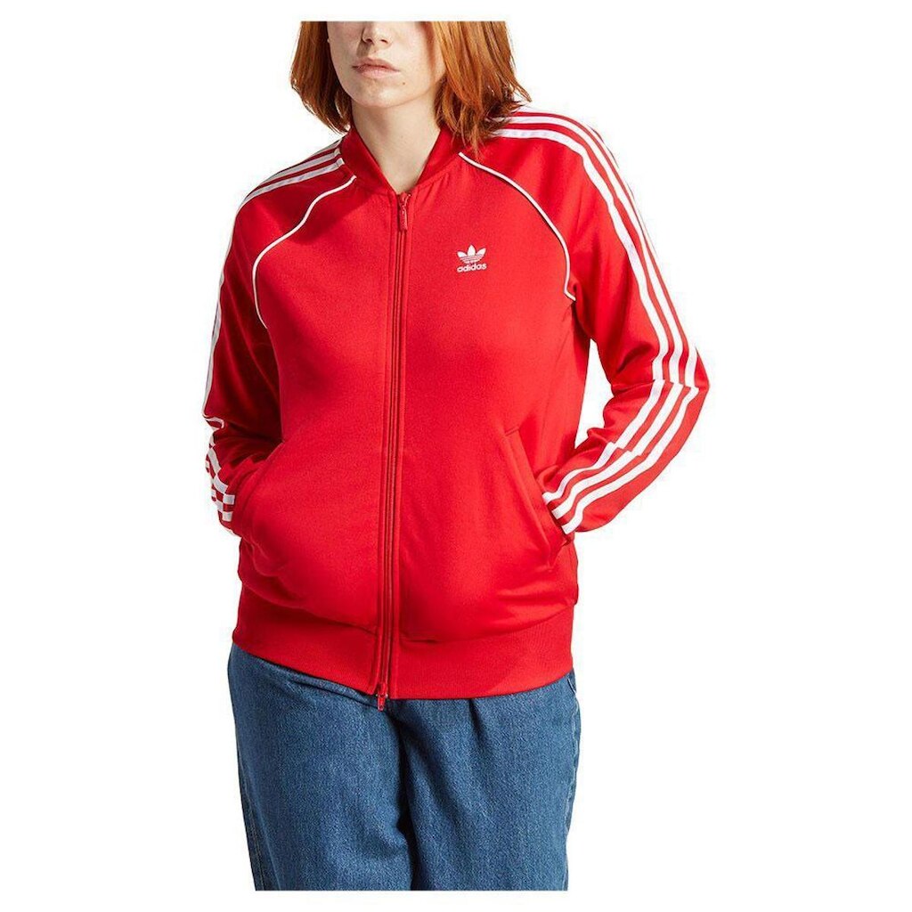 Jaqueta Adidas Sst Tt Vermelha Mulher