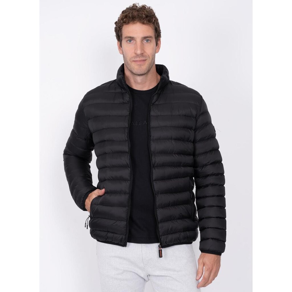 Jaqueta Aleatory Puffer Heat Preta
