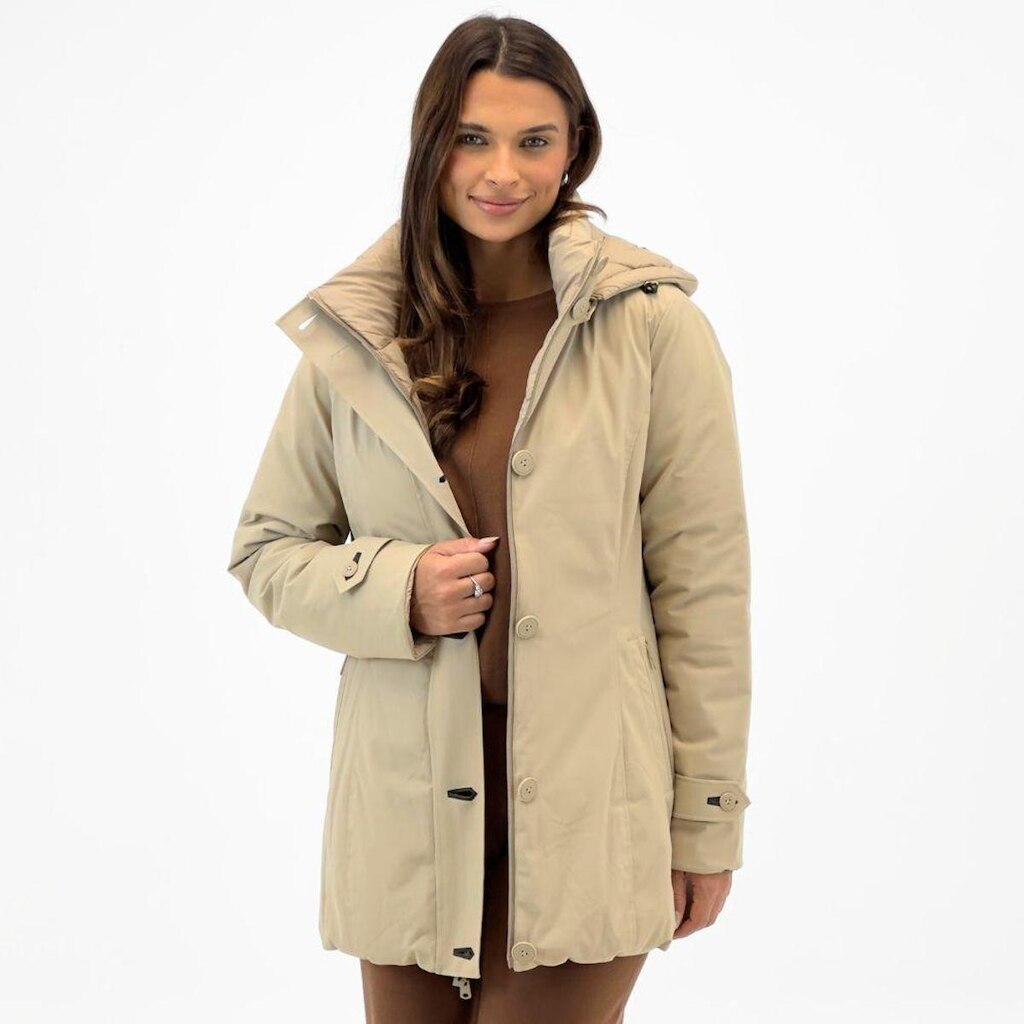 Jaqueta Alpelo Dupla Face em Nylon com Capuz Feminina