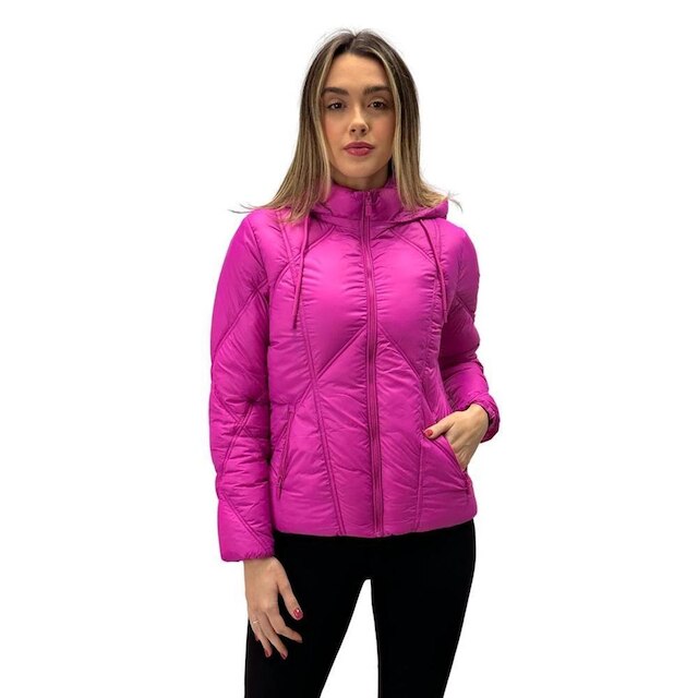 Jaqueta Alpelo Nylon com Pluma e Capuz Removível