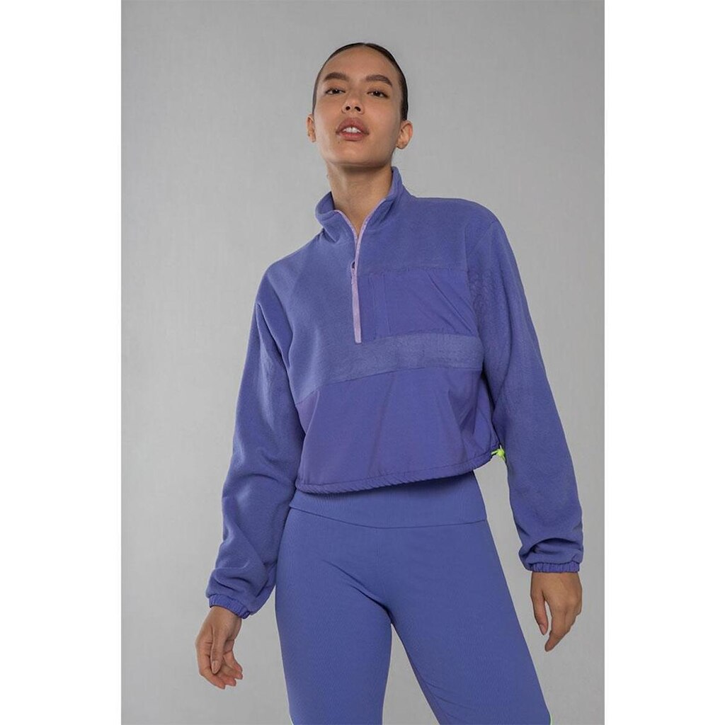 Jaqueta Alto Giro Microsoft Regular Roxo