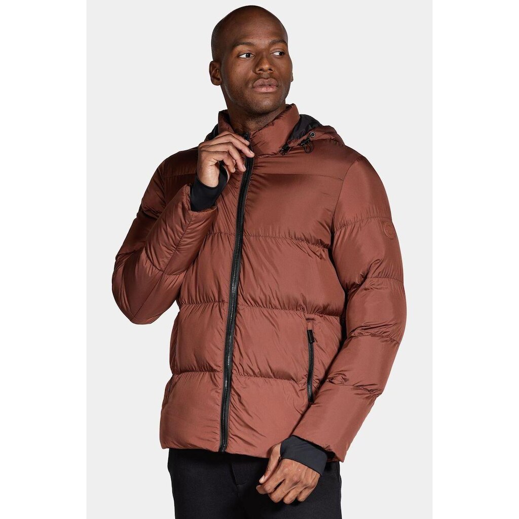 Jaqueta Aramis Rip Stop Metálico Puffer Ocre