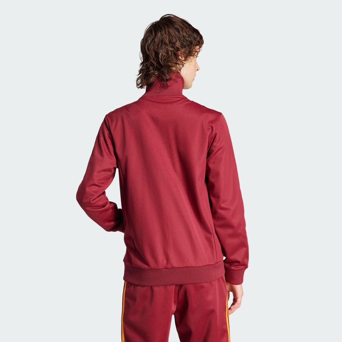 Jaqueta AS Roma Beckenbauer Adidas Vermelho Netshoes