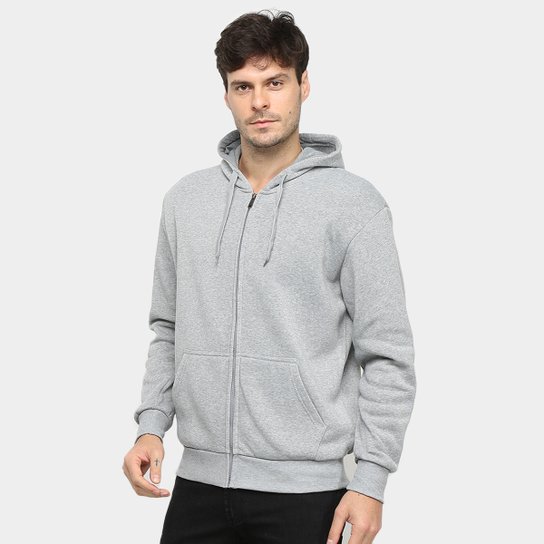 Jaqueta Athletic Jacket Lisa Masculina - Mescla Menor preço em Jaqueta Athletic Jacket Lisa Masculina - Mescla