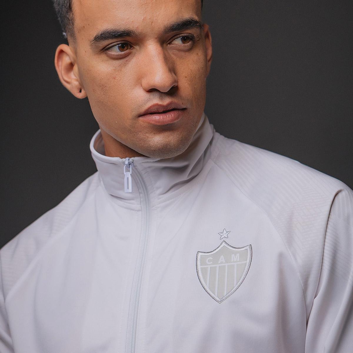 Jaqueta Atlético Mineiro Monochromatic Masculino Menor preço em Jaqueta Atlético Mineiro Monochromatic Masculino