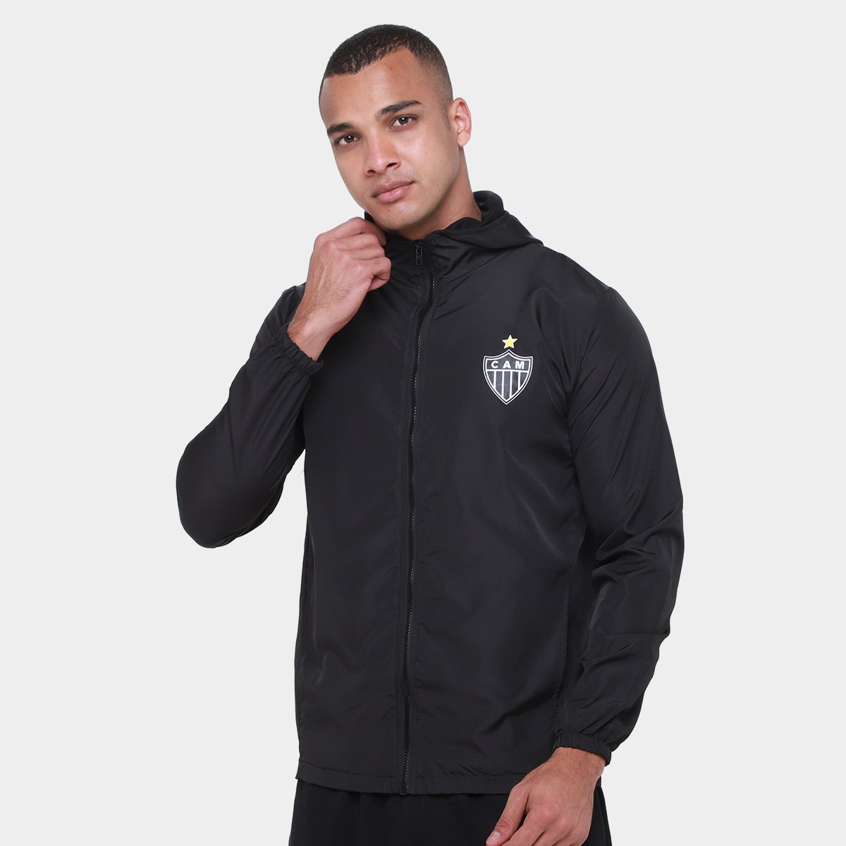 Jaqueta Atlético Mineiro Sag Masculina Menor preço em Jaqueta Atlético Mineiro Sag Masculina