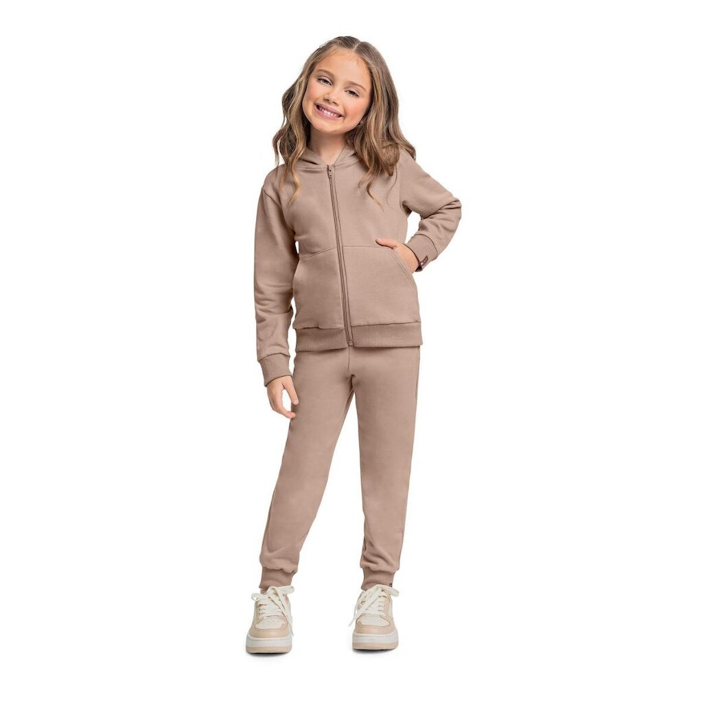 Jaqueta Básica em Molecotton para Menina Quimby
