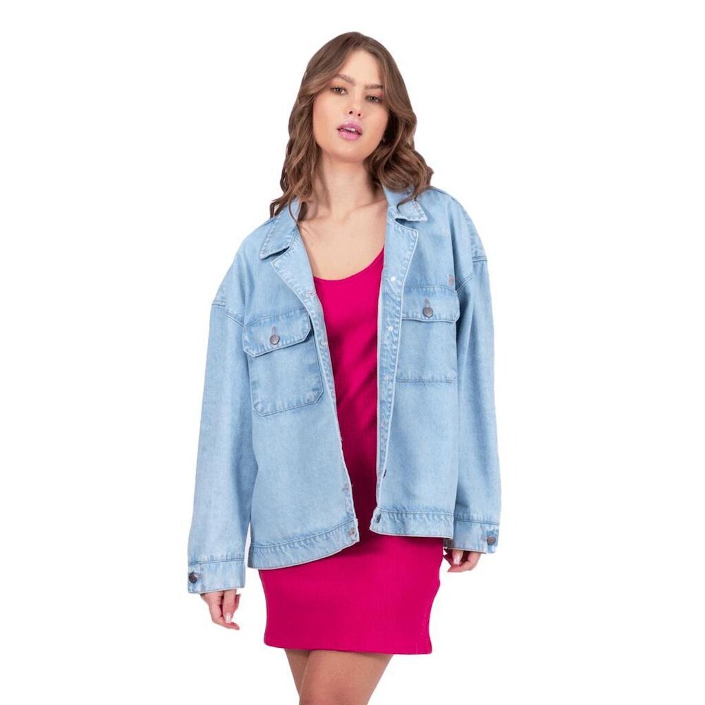 Jaqueta Billabong Jeans River Side Azul
