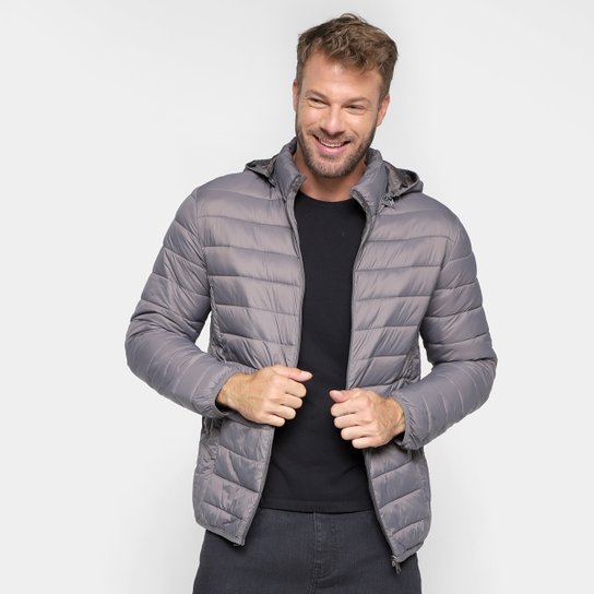 Jaqueta Black River Puffer Lisa Masculina - Cinza é ruim? Jaqueta Black River Puffer Lisa Masculina - Cinza é boa?