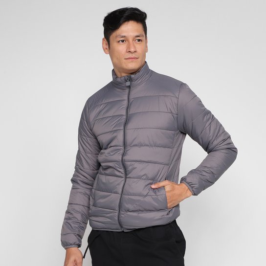 Jaqueta Blue Bay Bomber Pufer Sem Capuz Masculina - Cinza é ruim? Jaqueta Blue Bay Bomber Pufer Sem Capuz Masculina - Cinza é boa?