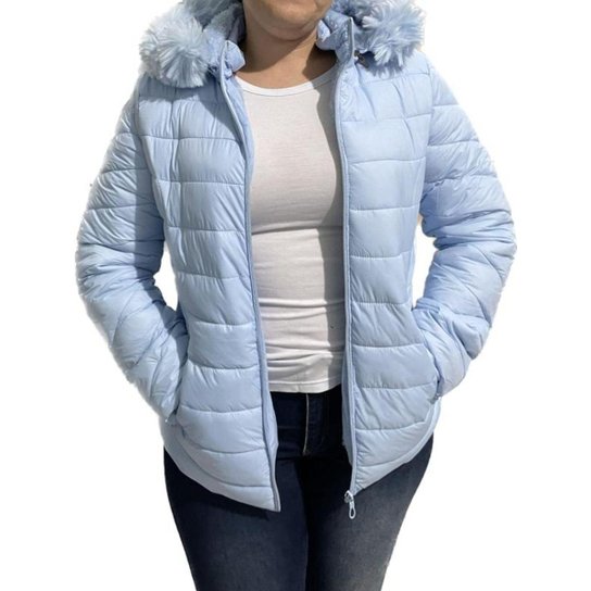 Jaqueta Bobojaco Ast Store Impermeável Revestida Feminina - Azul Menor preço em Jaqueta Bobojaco Ast Store Impermeável Revestida Feminina - Azul