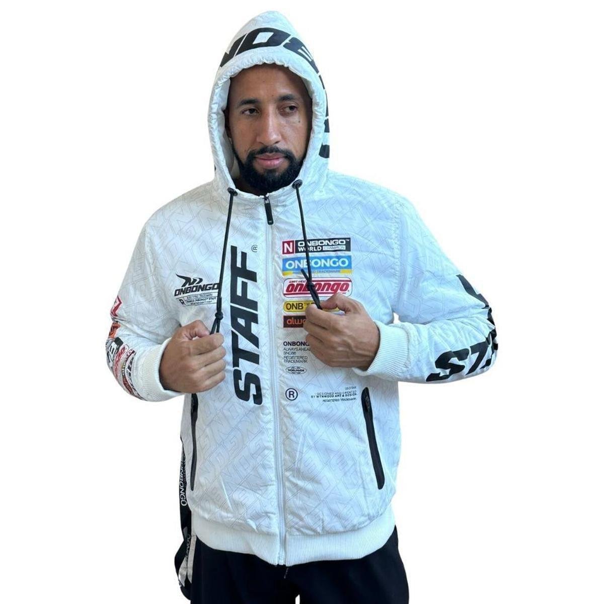Jaqueta Bobojaco Onbongo Staff Branca Branco Netshoes
