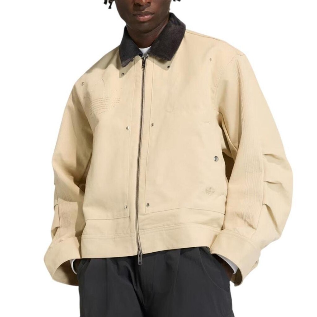 Jaqueta Bomber Adidas Premium Essentials Stone Kh
