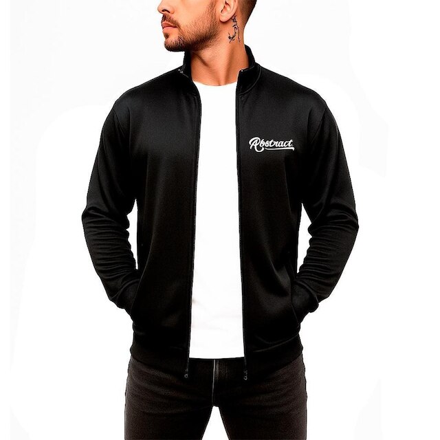 Jaqueta Bomber Esportiva Abstract Fitness Academia Baseball Script Abs