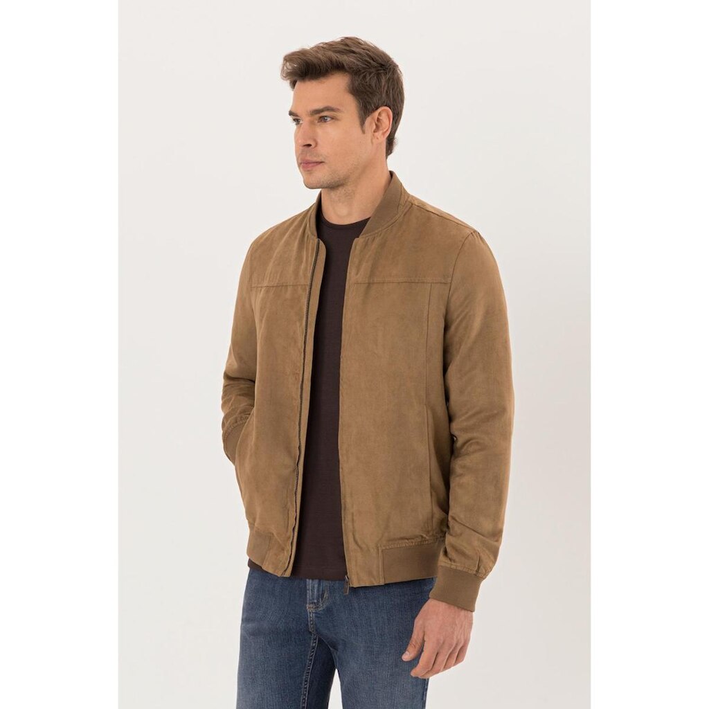 JAQUETA BOMBER HANGAR 33 EM SUEDE