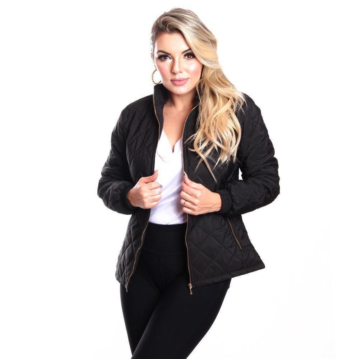 Jaqueta Bomber Ox Silver Matelassê Feminina Menor preço em Jaqueta Bomber Ox Silver Matelassê Feminina