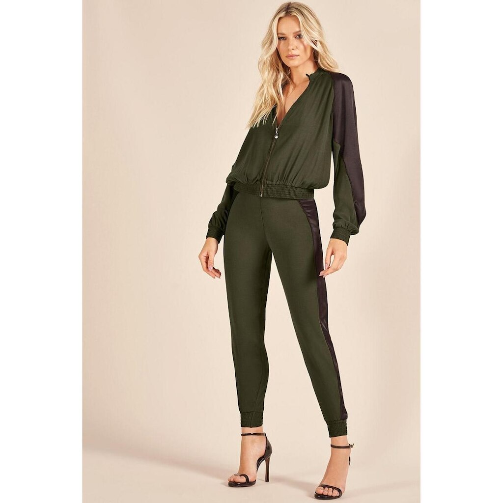 Jaqueta Bomber Satin Viscose Feminina