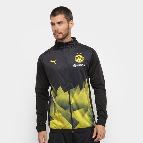 Jaqueta Borussia Dortmund Stadium Puma Masculina - Preto+Amarelo é ruim? Jaqueta Borussia Dortmund Stadium Puma Masculina - Preto+Amarelo é boa?