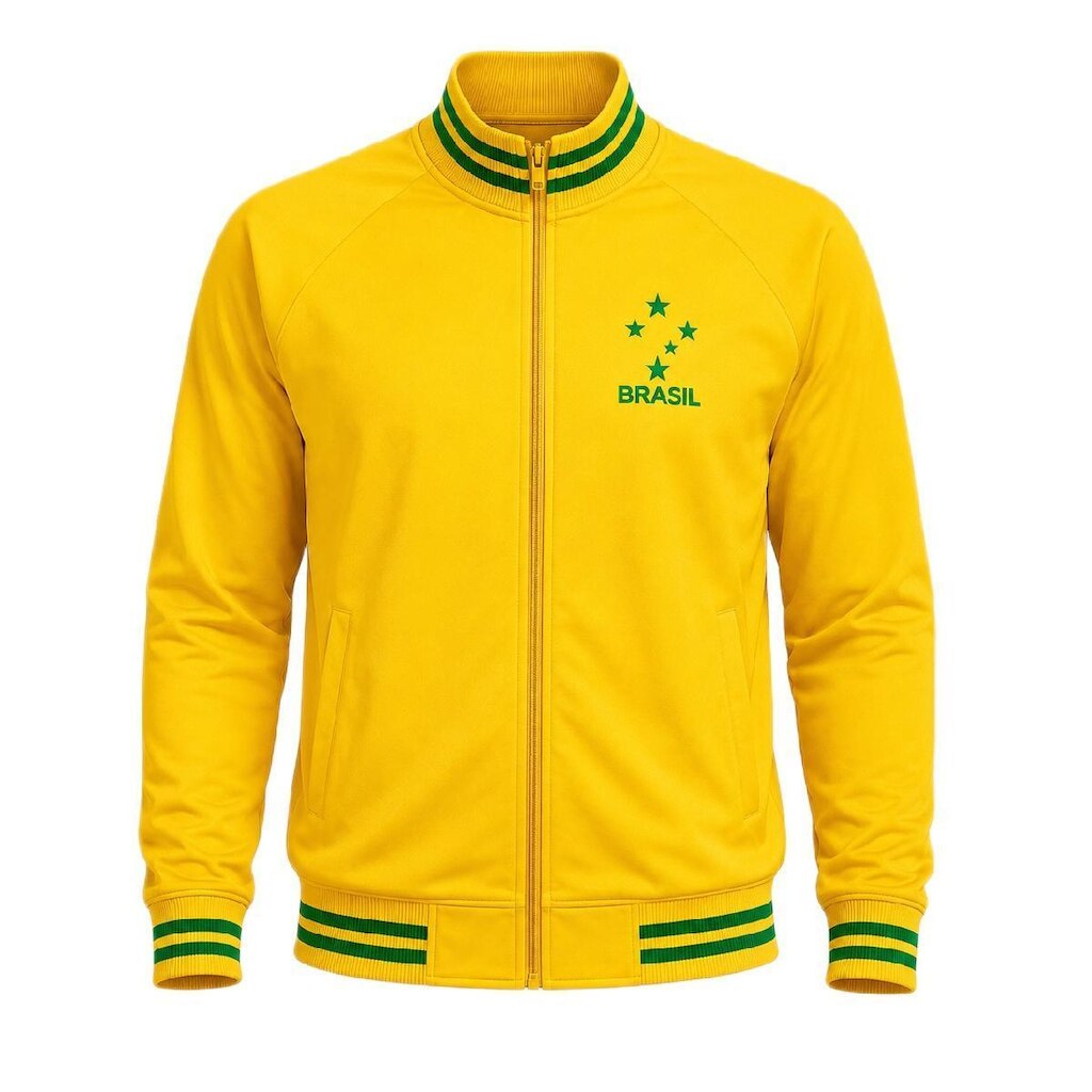 Jaqueta Brasil Olden Estrelas Bordado - Masculino