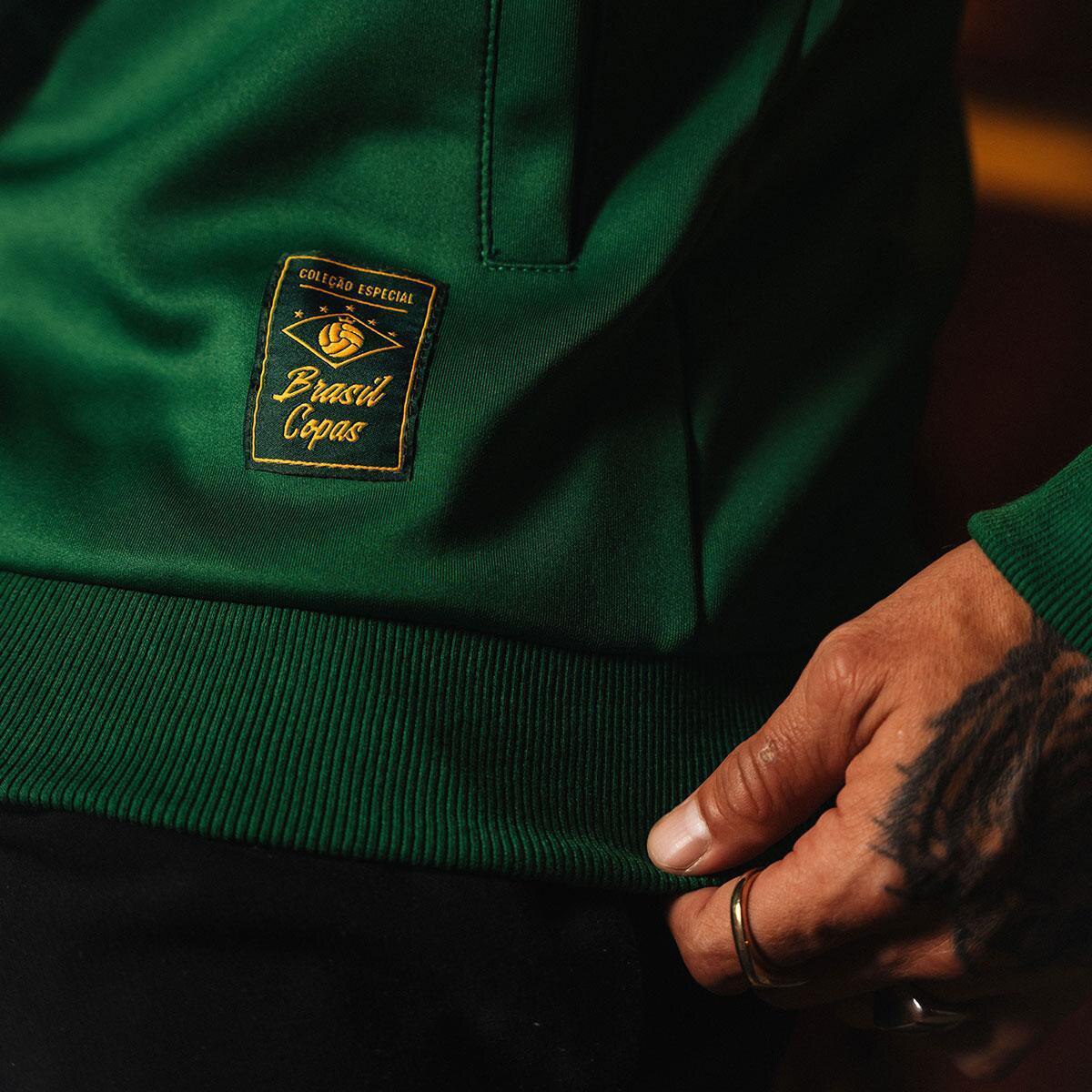 Jaqueta Brasil Retrô 1982 Masculino - Verde | Netshoes
