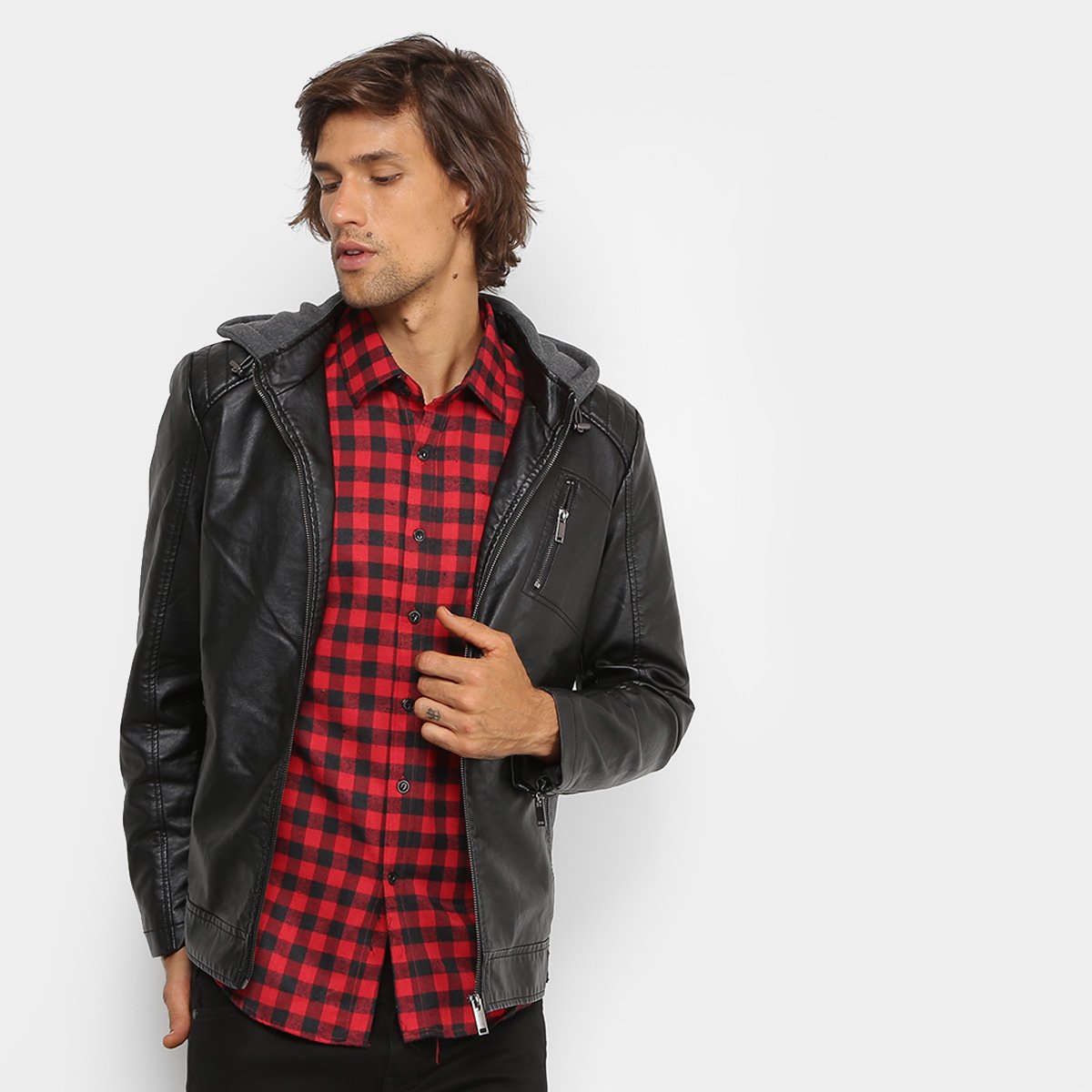 moletom com capuz biker