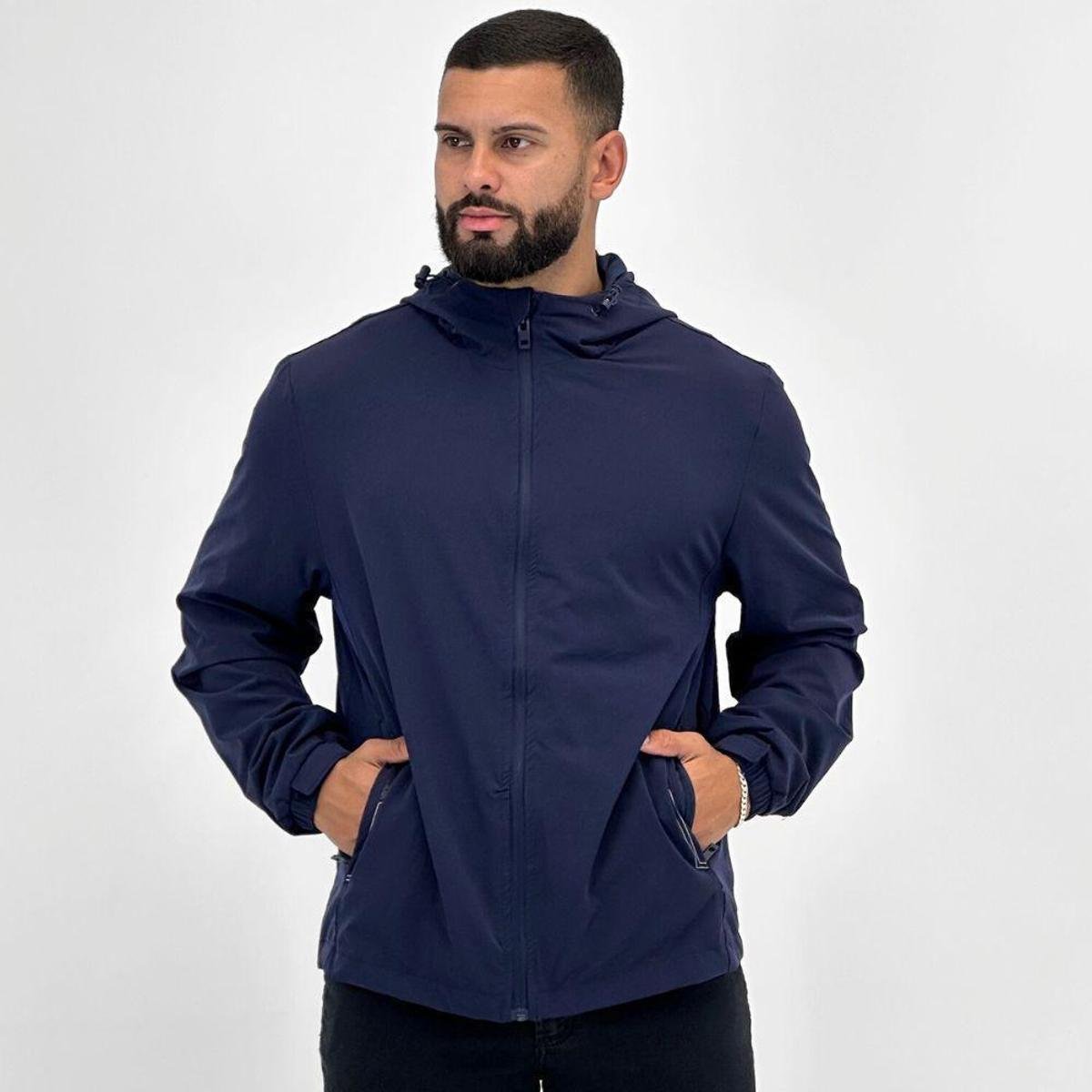 Jaqueta Broken Rules Corta Vento Masculina Marinho Netshoes