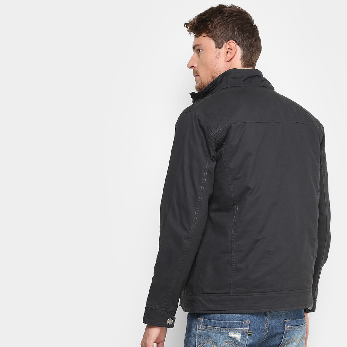 jaqueta broken rules parka capuz removível masculina