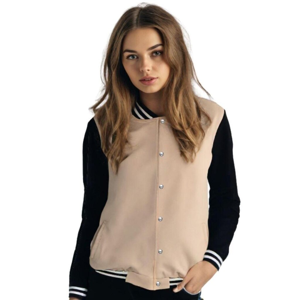 Jaqueta Calttony Moletom Feminina Lisa com Bolsos