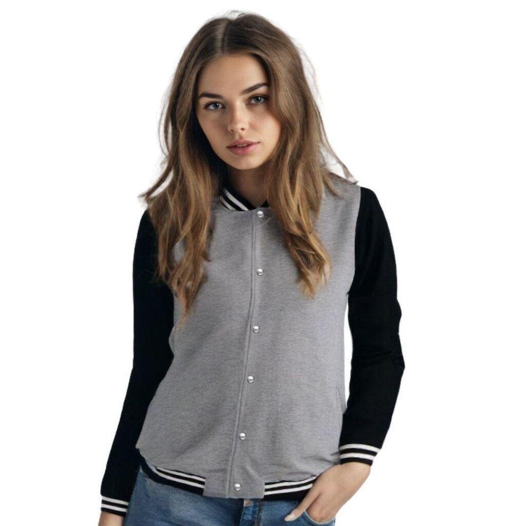Jaqueta Calttony Moletom Feminina Lisa com Bolsos