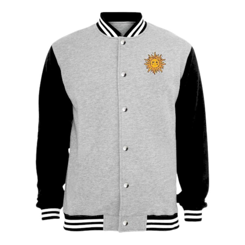 Jaqueta Calttony Moletom Sol Sem Bolso