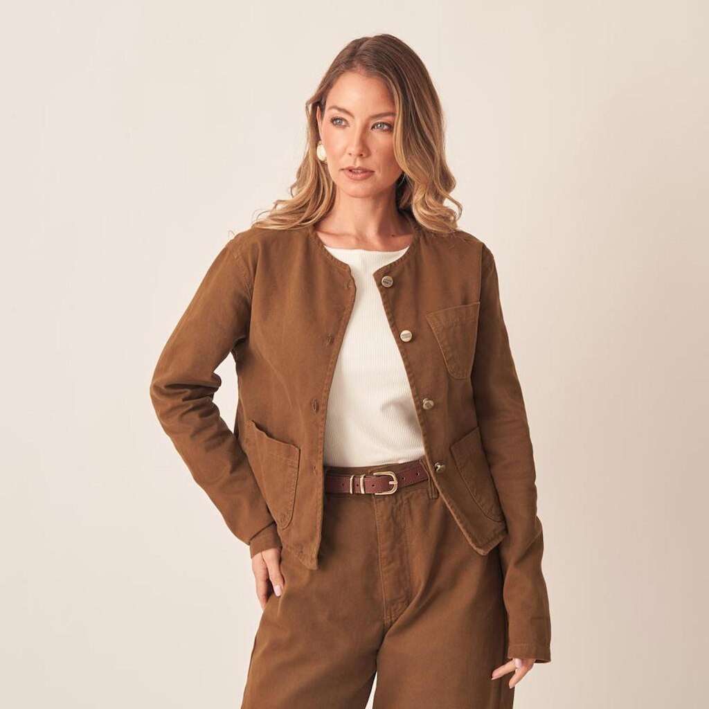 Jaqueta Casaqueto Jeans Iris