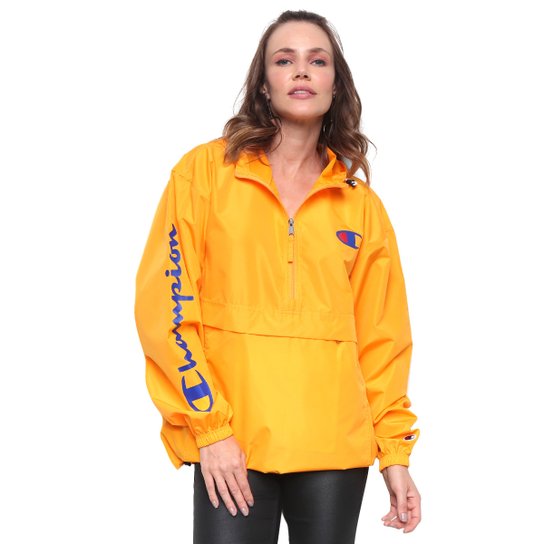 Jaqueta Champion Corta Vento Silk Urban Amarelo Menor preço