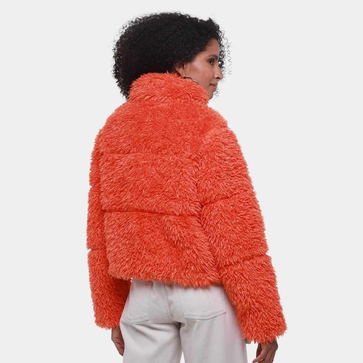 Jaqueta Colcci Peluciada Feminina - 1