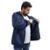 Jaqueta Com Forro Butu Biru Plus Size Extra Grande Casaco - Azul