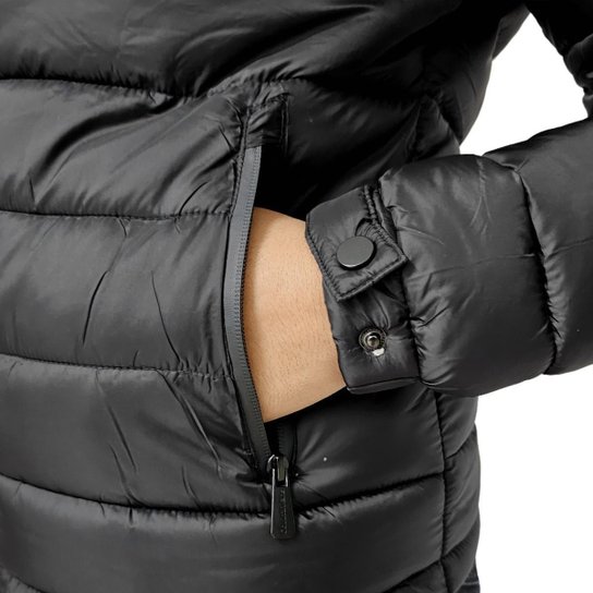 Jaqueta Corinthians Puffer Símbolo Com Capuz - Feminino Tamanho:M;Cor:;Gênero:Feminino