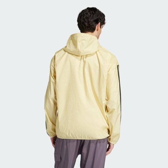 Jaqueta Corta Vento Adidas 3 Listras Masculina
