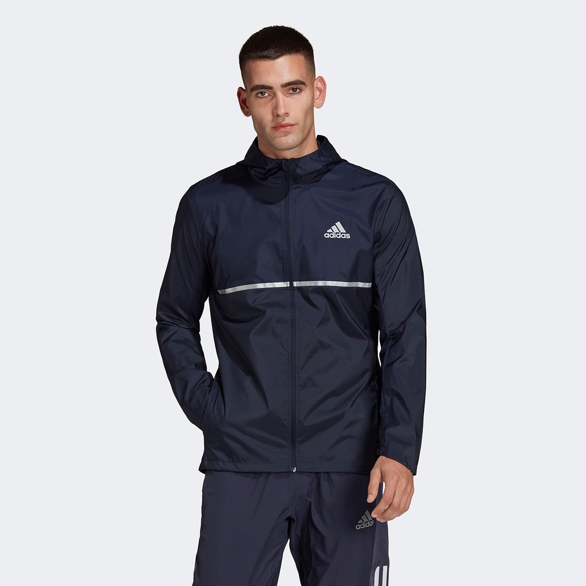 netshoes corta vento adidas