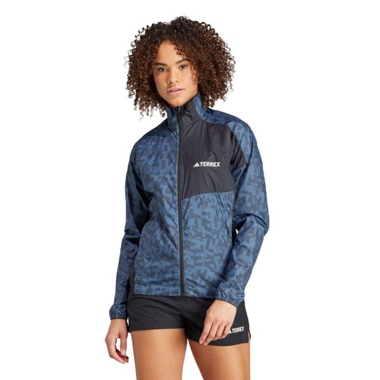 Jaqueta Corta-Vento Adidas Terrex Trail Running Feminina