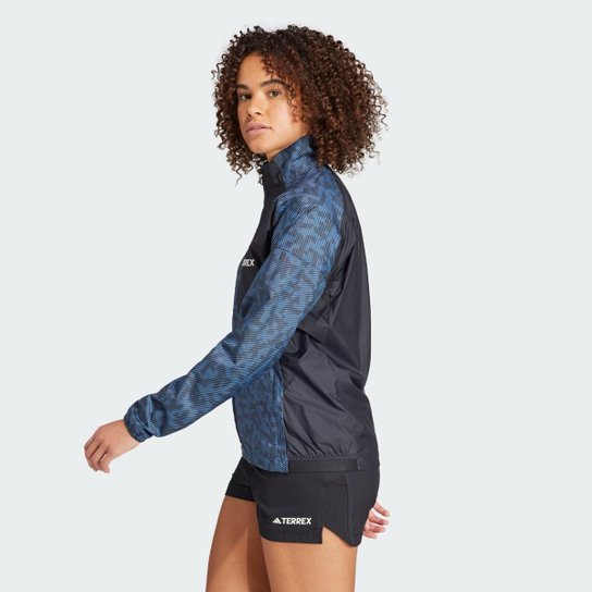 Jaqueta Corta-Vento Adidas Terrex Trail Running Feminina